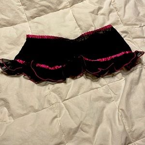Elegant Moments EM-L1162 Set 3 Pezzi Reggiseno Ferretto E Giarrettiera In Pelle